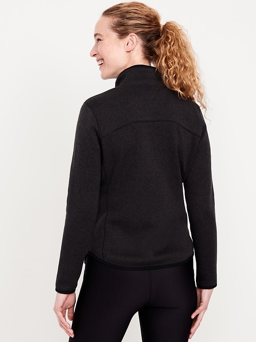 Image number 2 showing, Fleece-Knit Zip Jacket