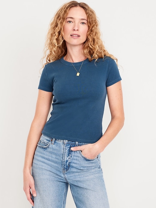 Image number 1 showing, Snug Crop T-Shirt