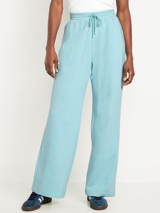 Image number 1 showing, Extra High-Waisted SoComfy Wide-Leg Sweatpants