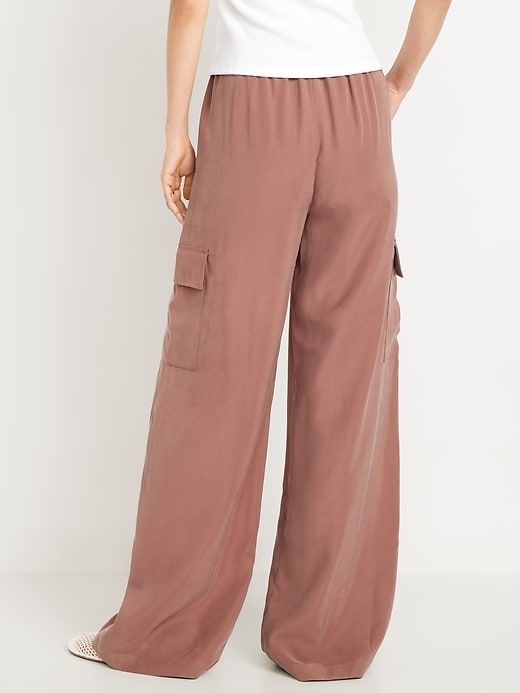 Image number 2 showing, Drapey Cargo Super Wide-Leg Pants