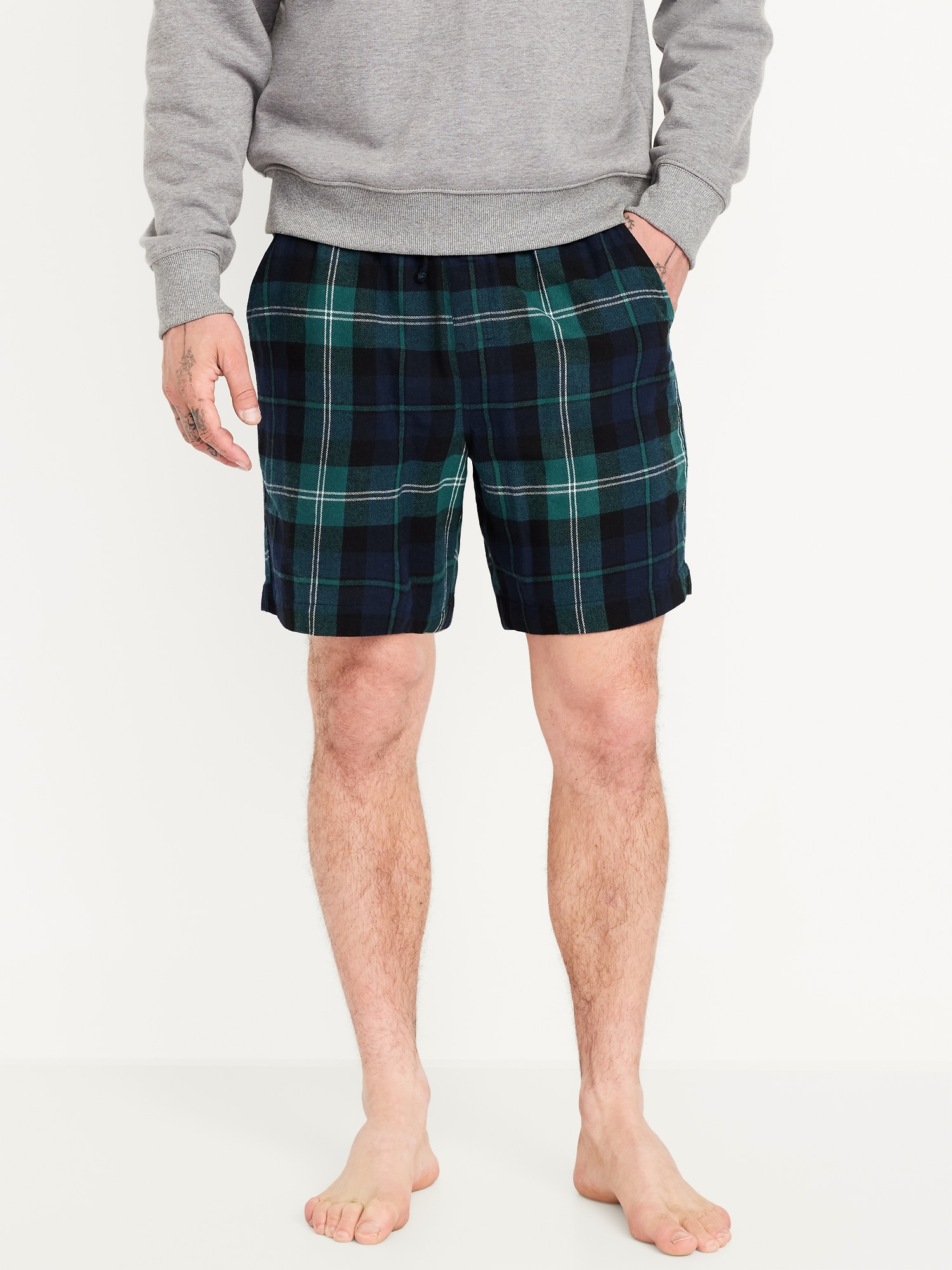 Flannel Pajama Shorts for Men | Old Navy