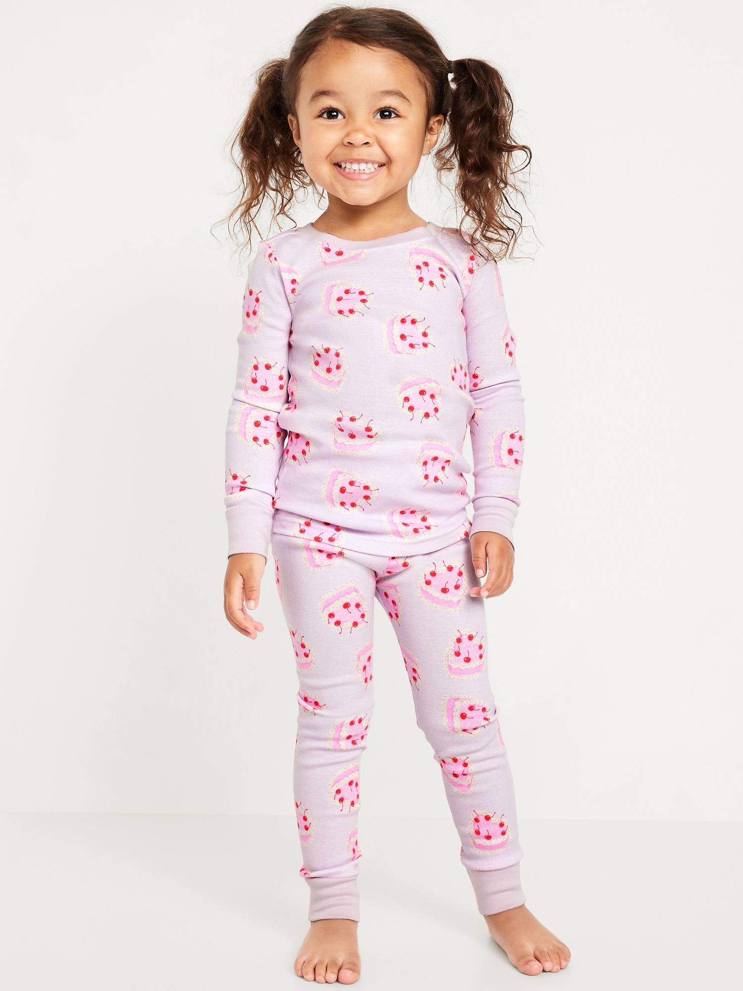 Printed Snug-Fit Pajama Set for Toddler & Baby