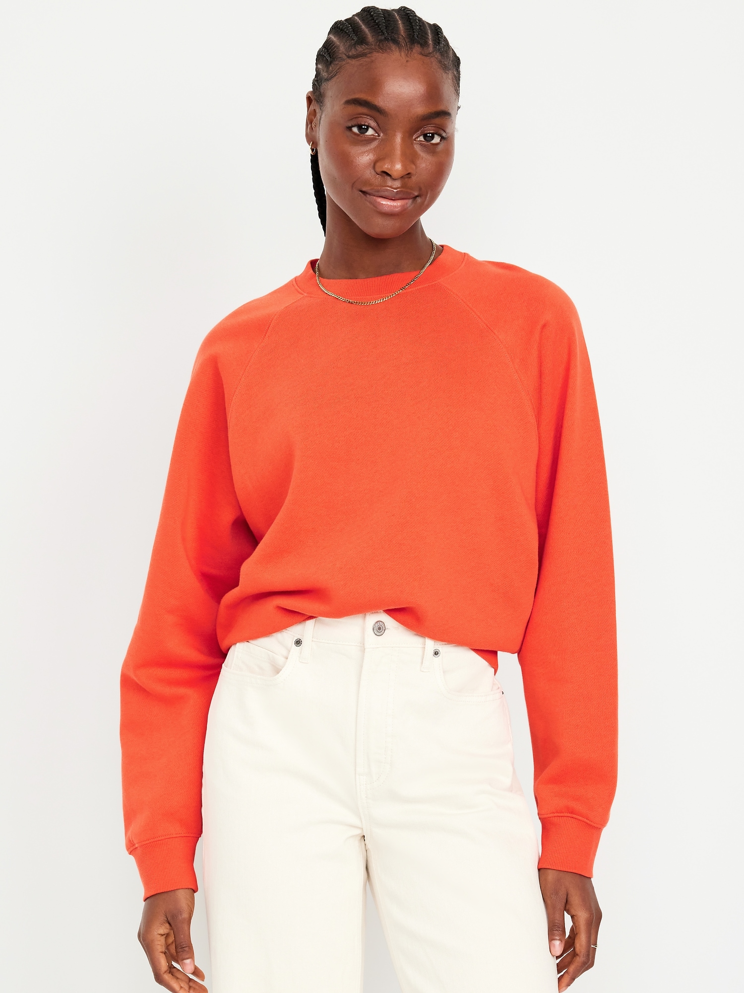 Orange crewneck best sale