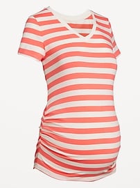 Image number 2 showing, Maternity V-Neck T-Shirt