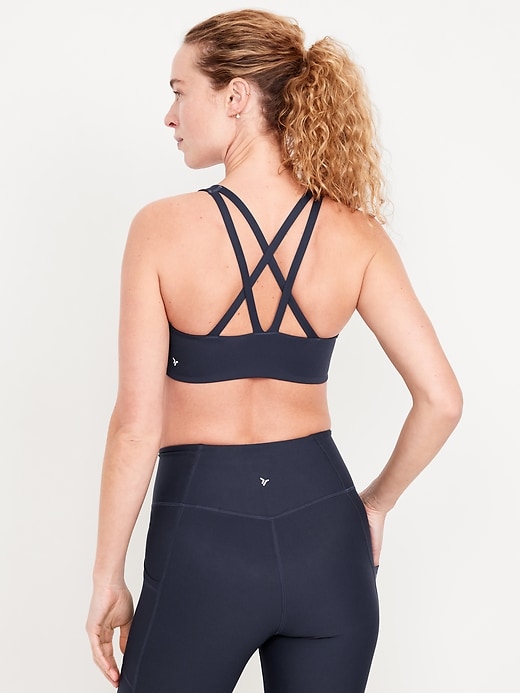 Image number 2 showing, Light Support PowerSoft Strappy Sports Bra