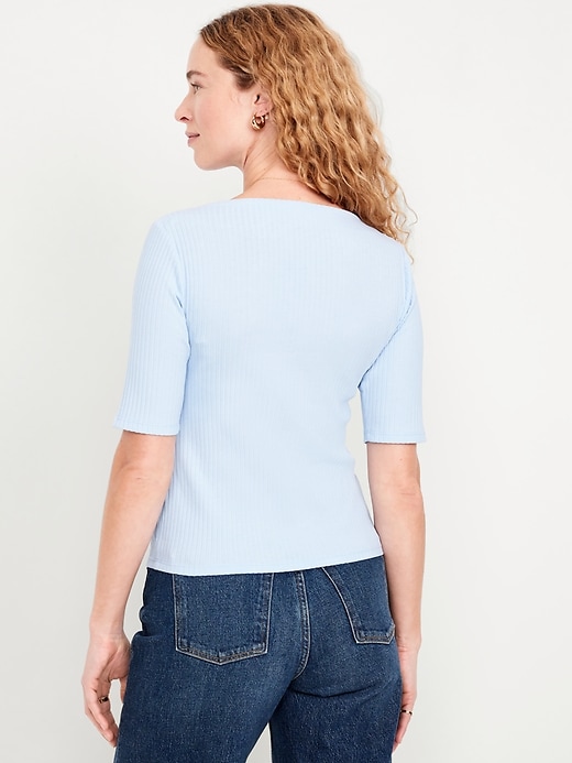 Image number 2 showing, Ribbed T-Shirt