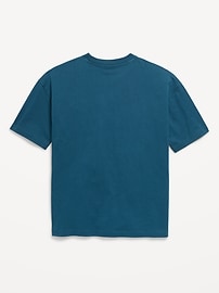 View large product image 3 of 4. Oversized Short-Sleeve Pocket T-Shirt for Boys