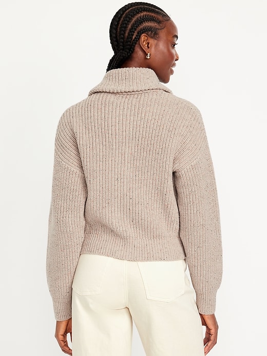 Image number 2 showing, Ribbed Full-Zip Cardigan