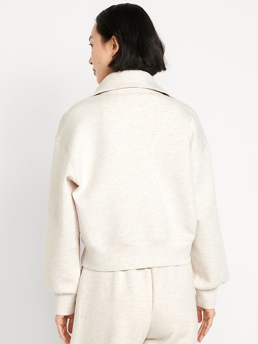 Image number 2 showing, Half-Zip Bounce Fleece Pullover