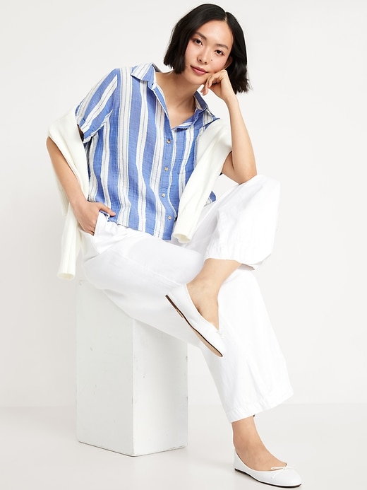 Image number 3 showing, Button-Down Striped Shirt