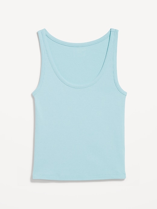 Image number 4 showing, Ribbed Crop Tank Top