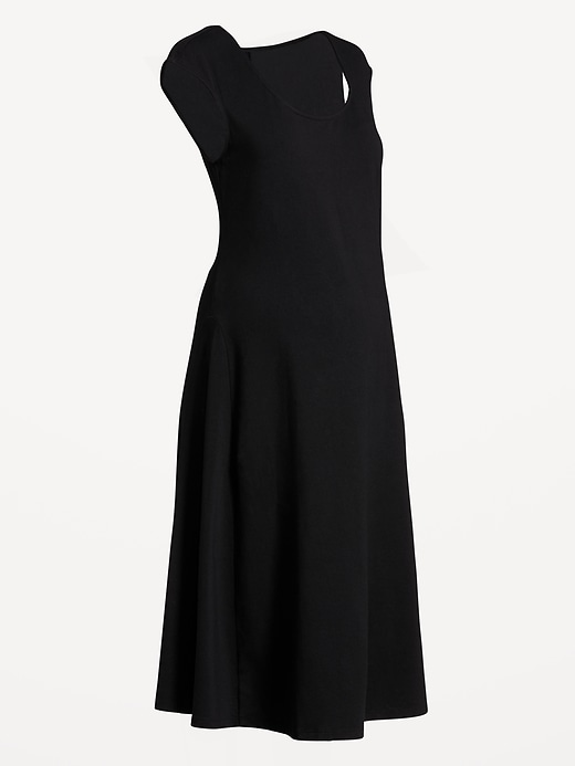 Image number 4 showing, Maternity Fit and Flare Midi Dress