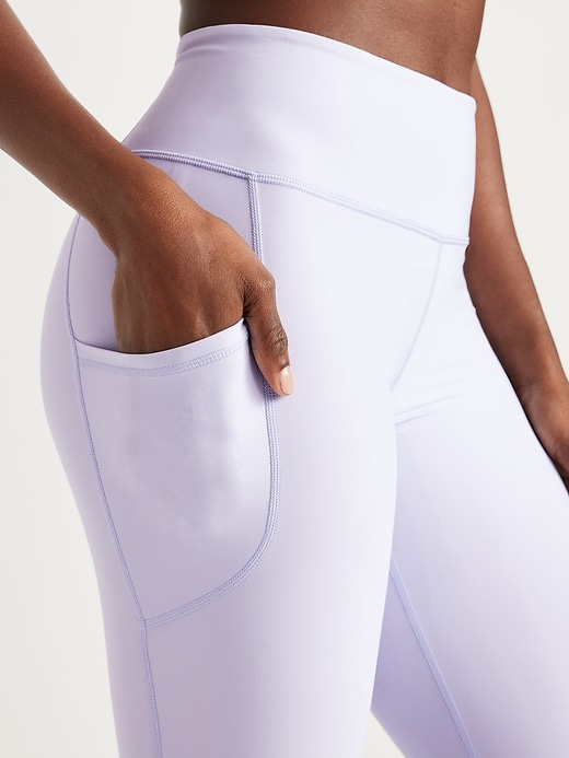 Image number 3 showing, High-Waisted PowerSoft 7/8 Leggings