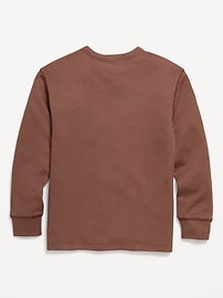 View large product image 3 of 3. Long-Sleeve Cozy-Knit T-Shirt for Boys