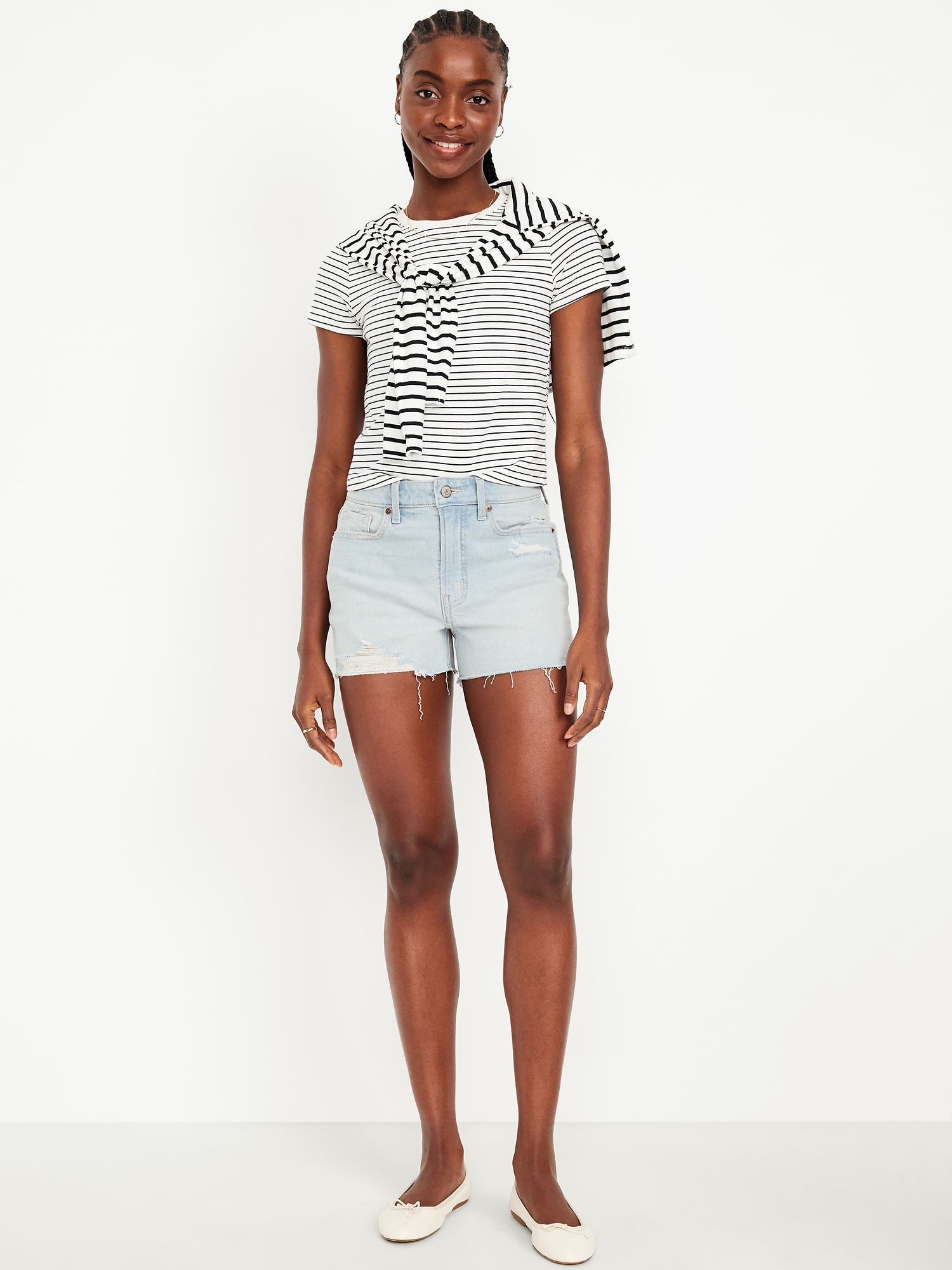 High-Waisted OG Jean Cut-Off Shorts