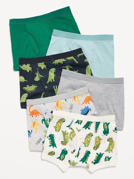 View large product image 1 of 1. Boxer-Briefs Underwear 6-Pack for Toddler Boys