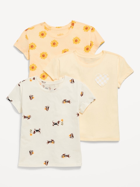 Softest Short-Sleeve Variety T-Shirt 3-Pack for Girls - Georgia