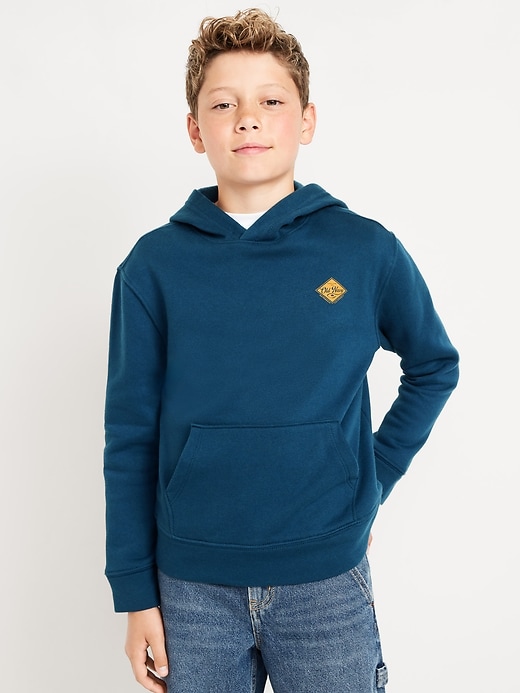 View large product image 1 of 3. Logo-Graphic Pullover Hoodie for Boys