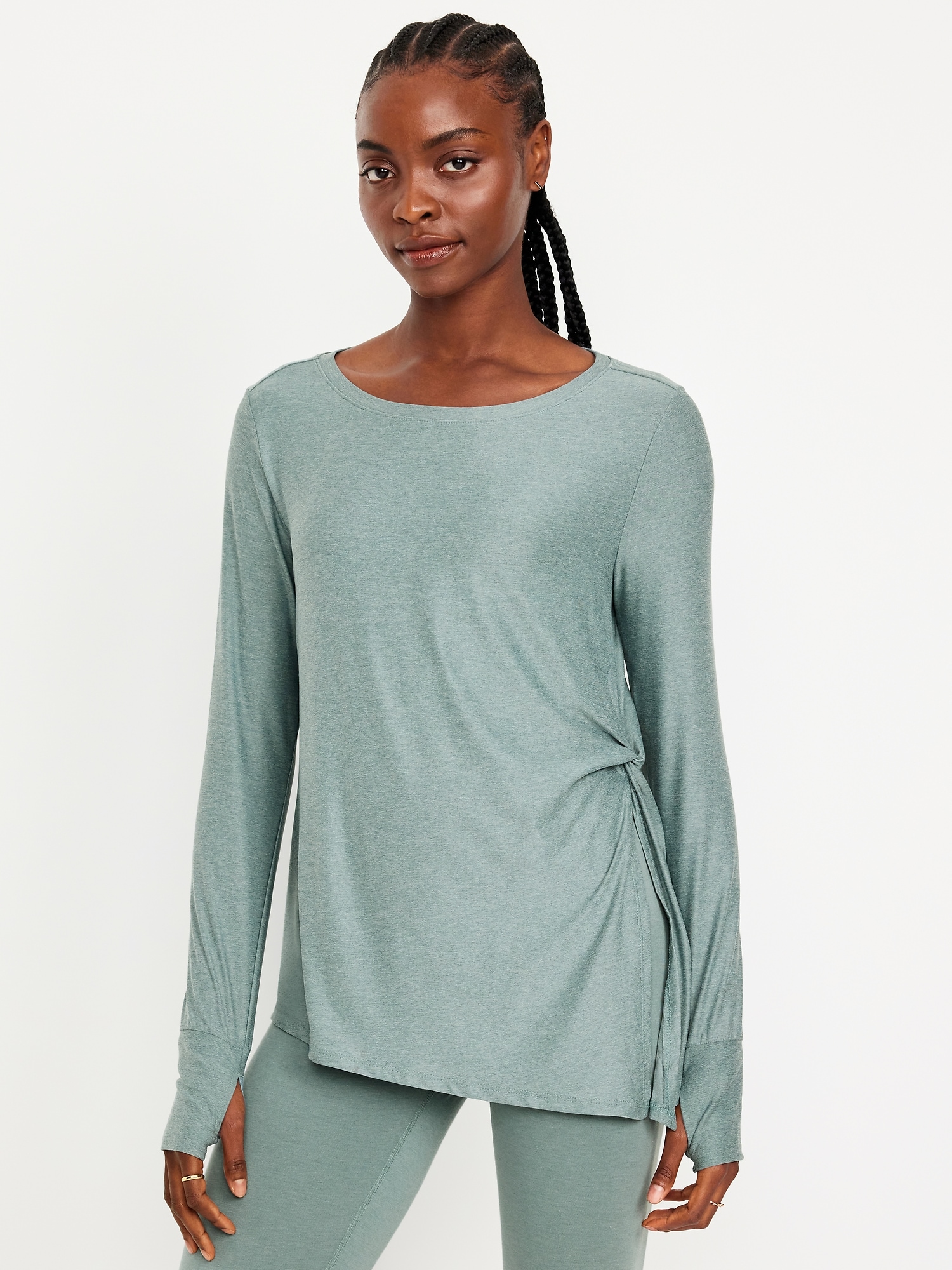 CloudMotion Side-Tie Tunic