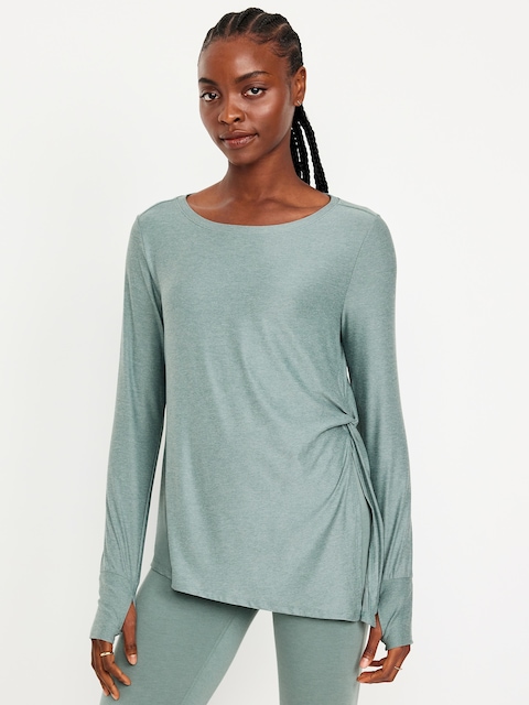 CloudMotion Side-Tie Tunic - Underwater