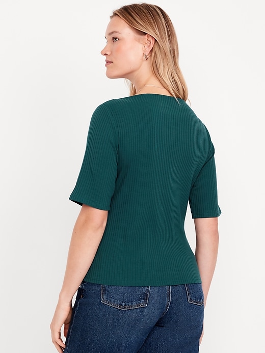 Image number 6 showing, Ribbed T-Shirt