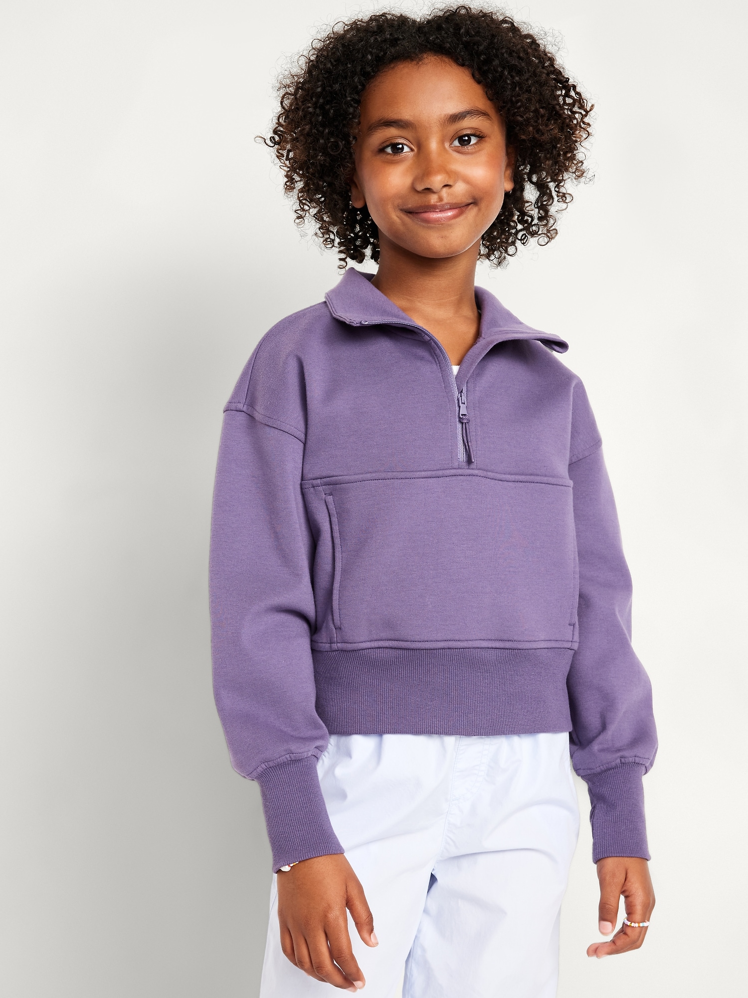 Dynamic Fleece Half-Zip Performance Sweatshirt for Girls