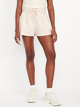 Extra High-Waisted Dynamic Fleece Sweat Shorts - image 3