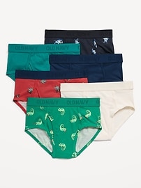Image number 1 showing, Underwear Briefs Variety 6-Pack for Boys