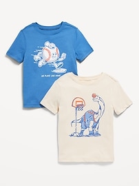 Image number 2 showing, Short-Sleeve Graphic T-Shirt 2-Pack for Toddler Boys
