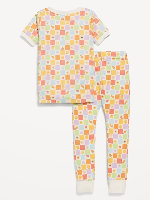 View large product image 2 of 2. Unisex Snug-Fit Printed Pajama Set for Toddler &amp; Baby