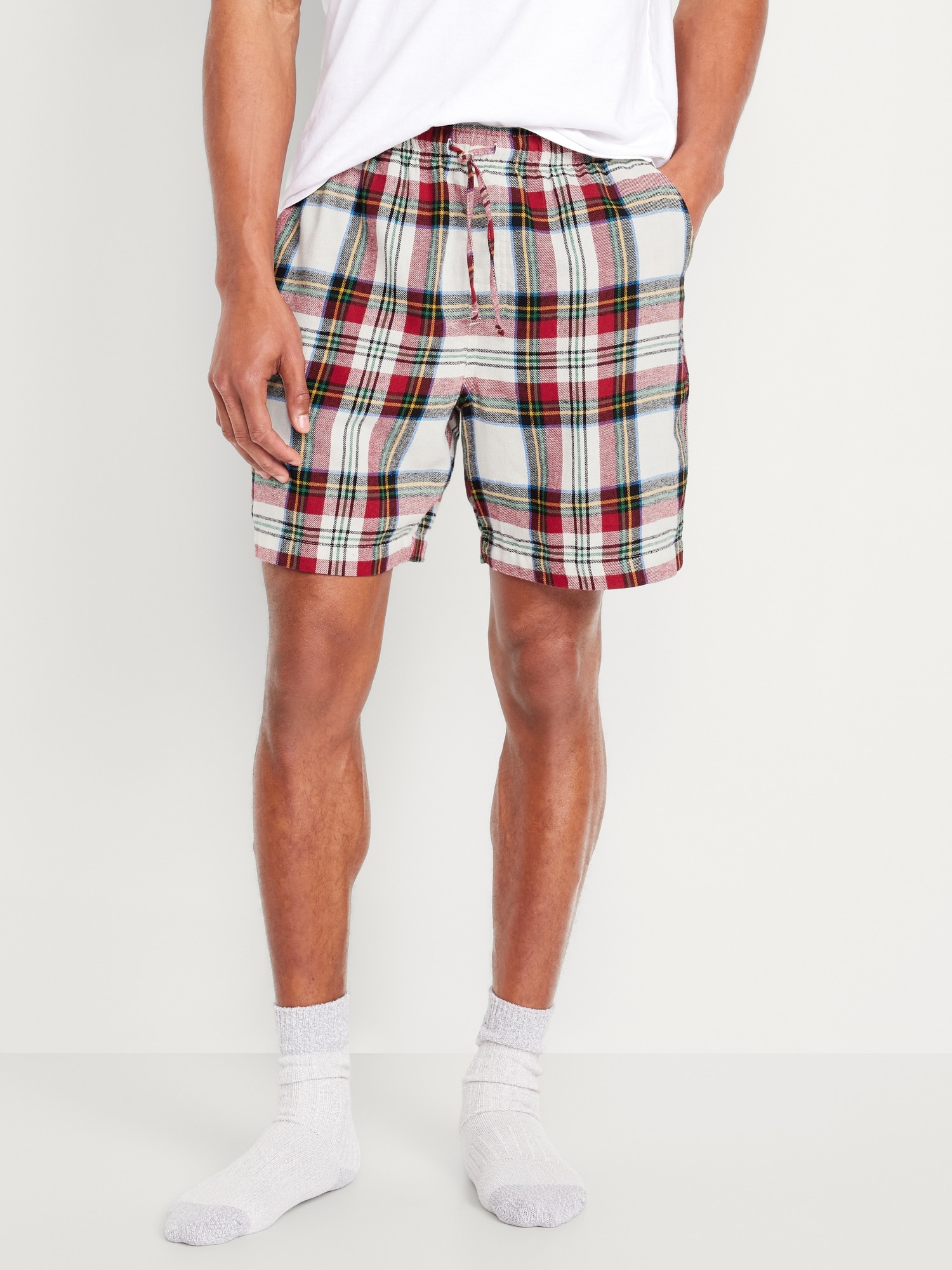 Flannel Pajama Shorts for Men | Old Navy