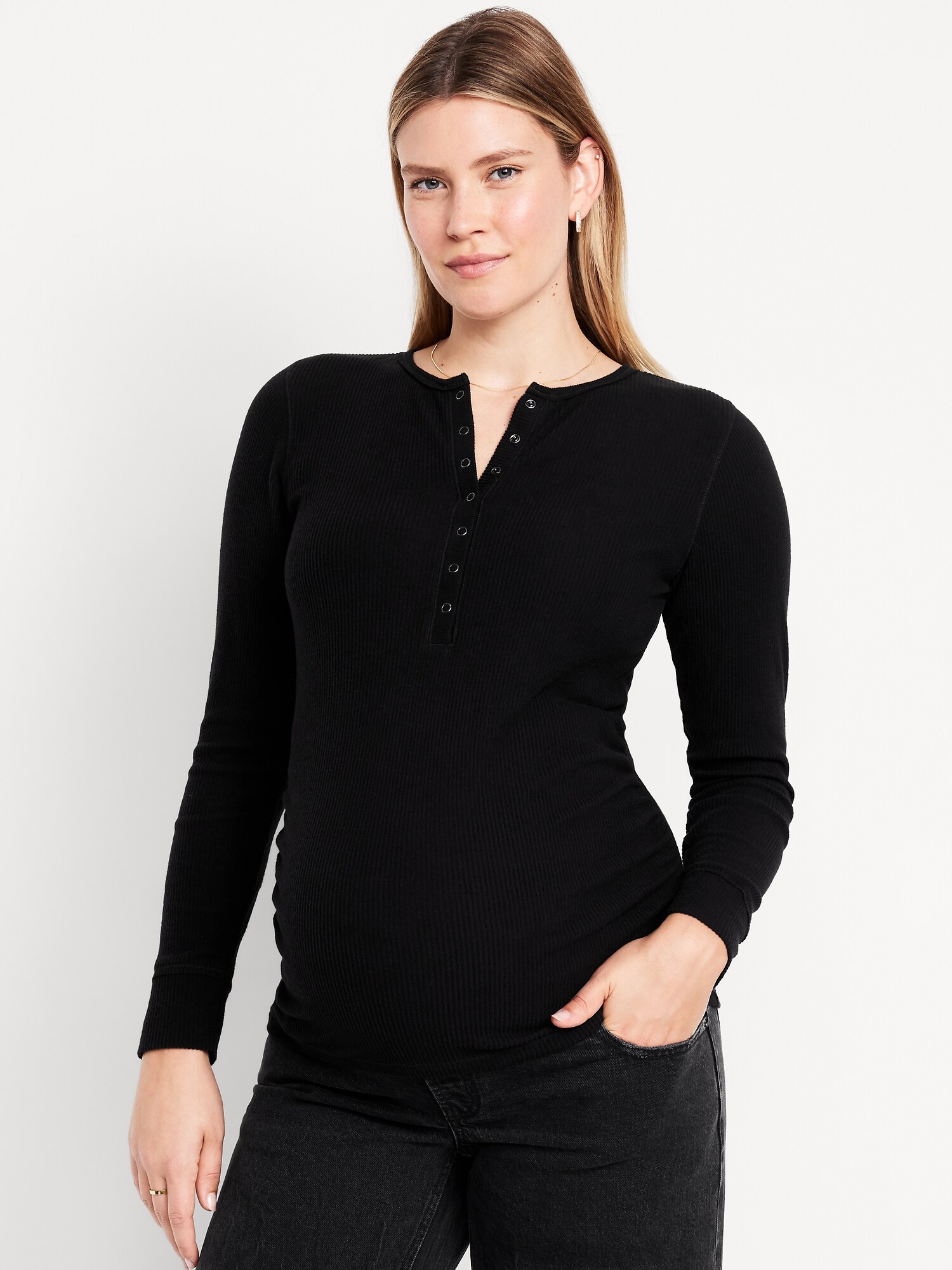 Henley Long Sleeve Tops Old Navy