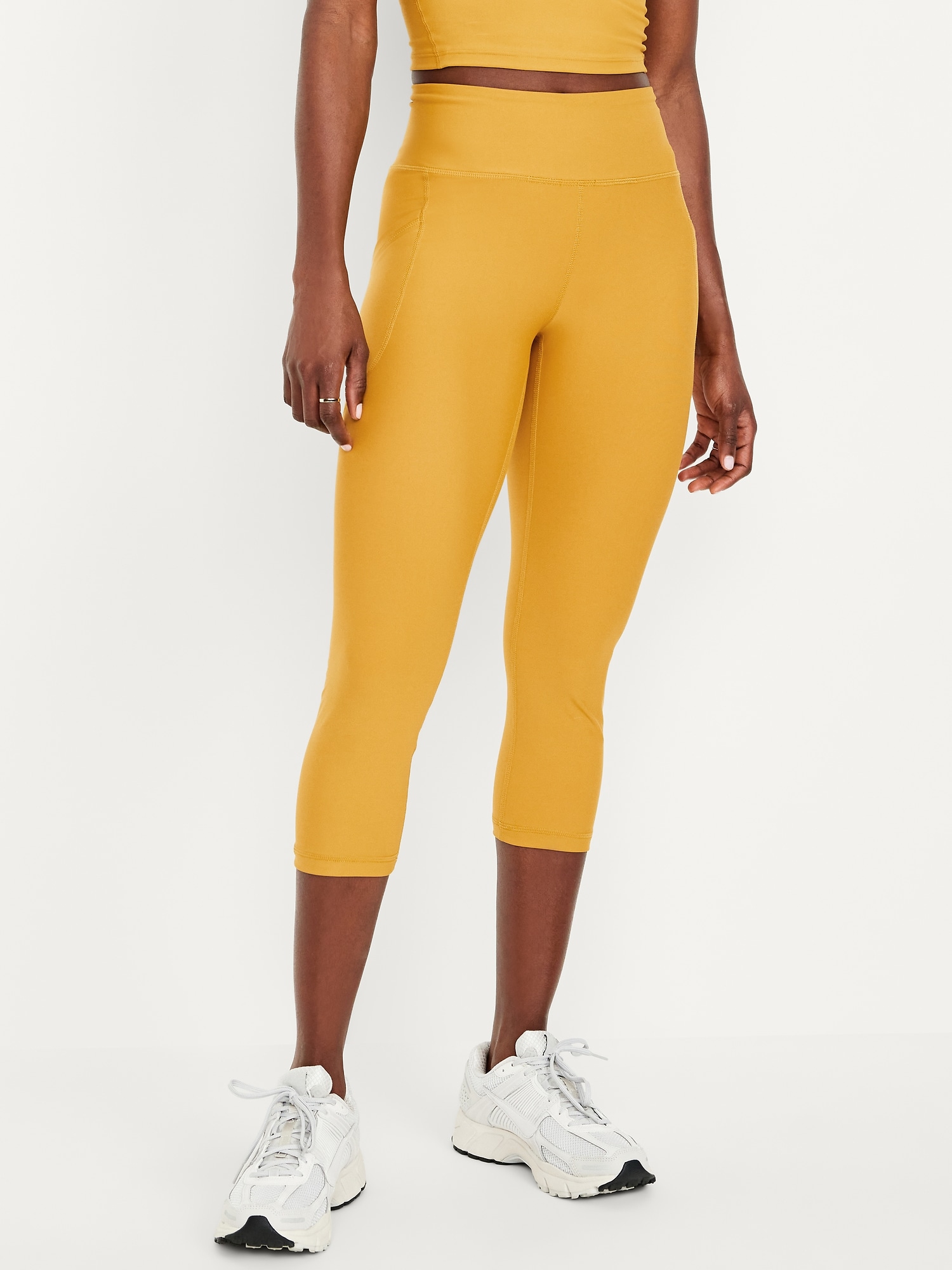 High-Waisted PowerSoft Crop Leggings