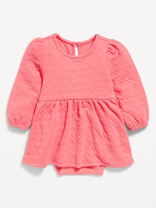 View large product image 1 of 2. Long-Sleeve Quilted Dress for Baby