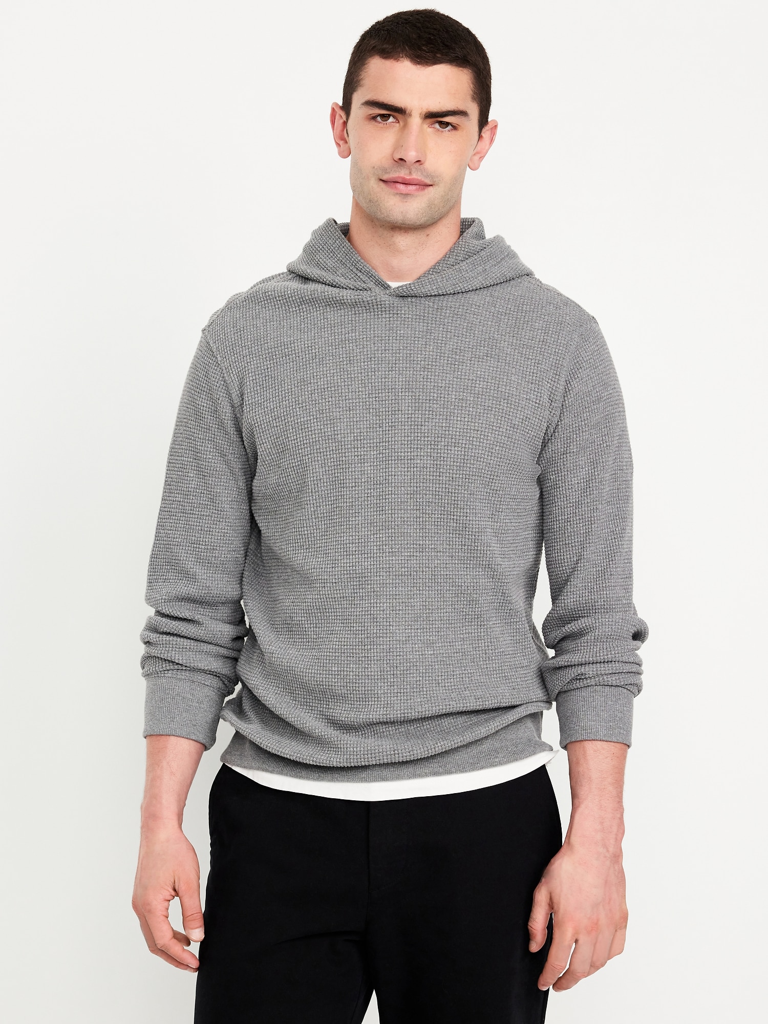 Old navy waffle knit hoodie best sale