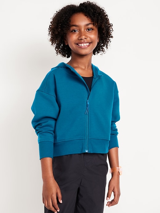 View large product image 1 of 4. Dynamic Fleece Zip-Front Performance Hoodie for Girls