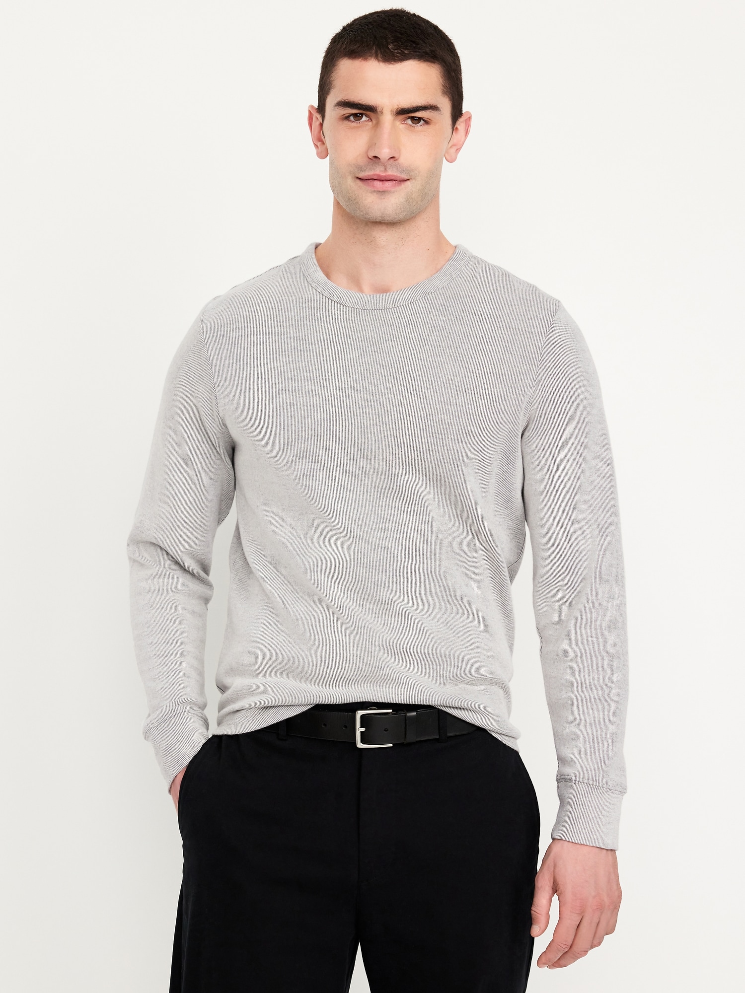 Long-Sleeve French Rib T-Shirt