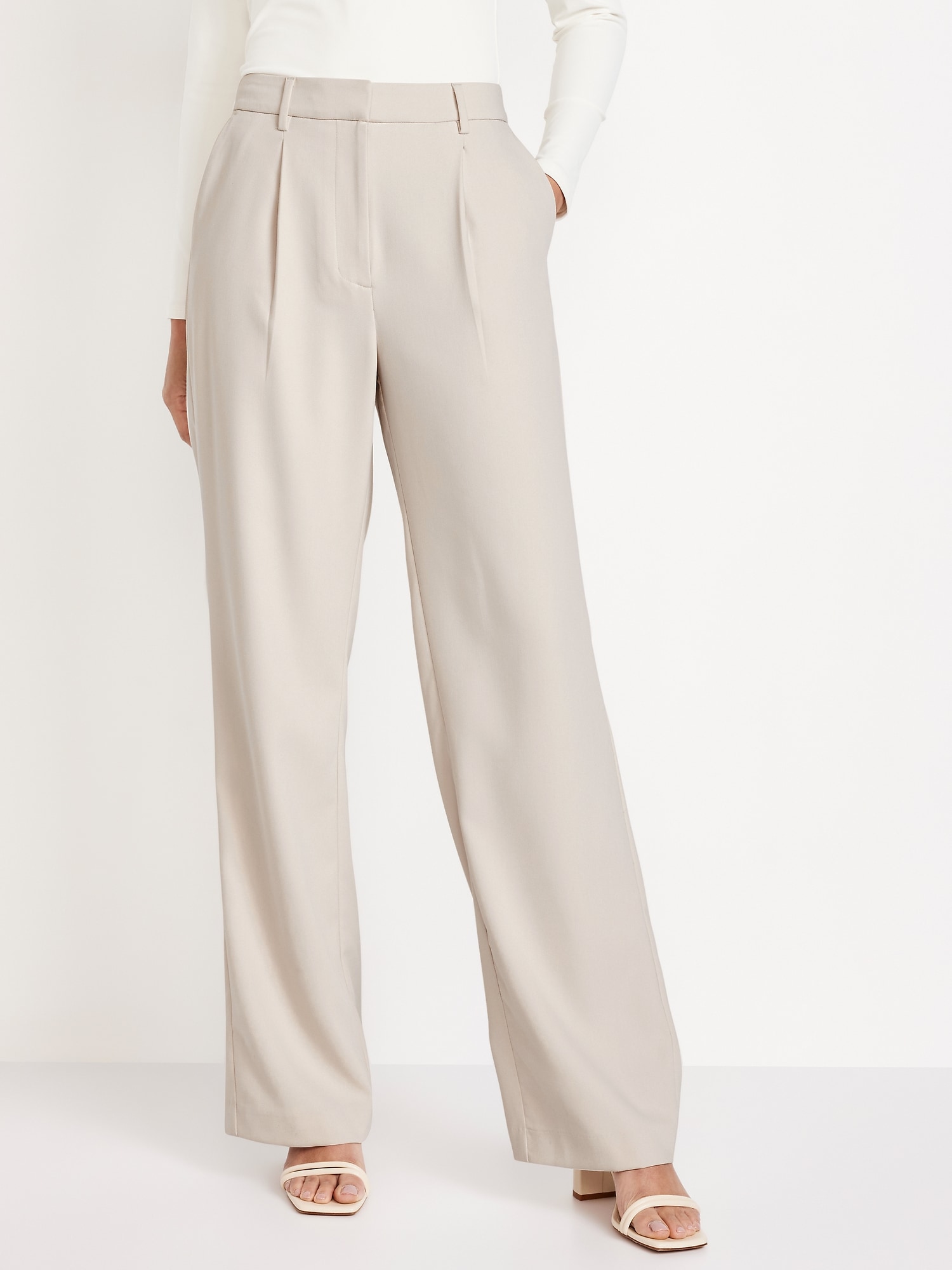 Extra High-Waisted Taylor Wide-Leg Trouser Pants