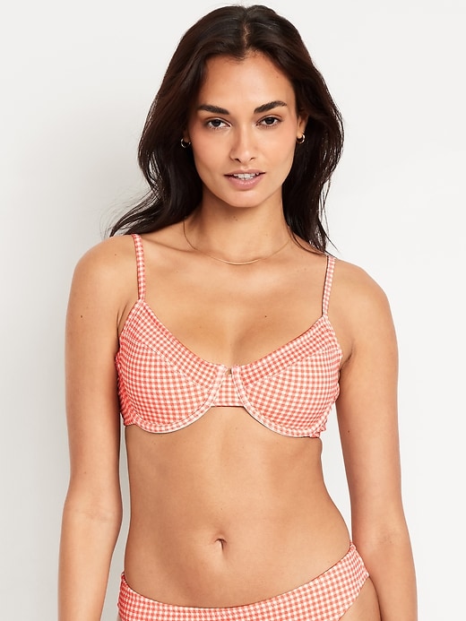 Image number 1 showing, Underwire Balconette Swim Top