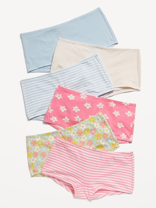 View large product image 1 of 1. Boyshorts Underwear 6-Pack for Girls