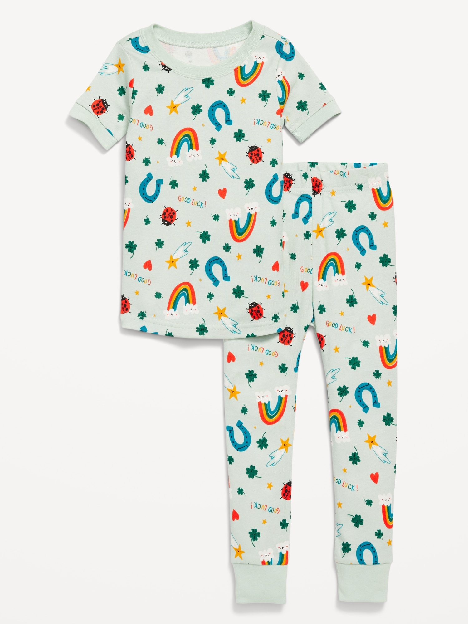 Unisex Printed Snug-Fit Pajama Set for Toddler & Baby