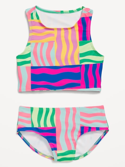 View large product image 1 of 1. Printed Tankini Swim Set for Girls