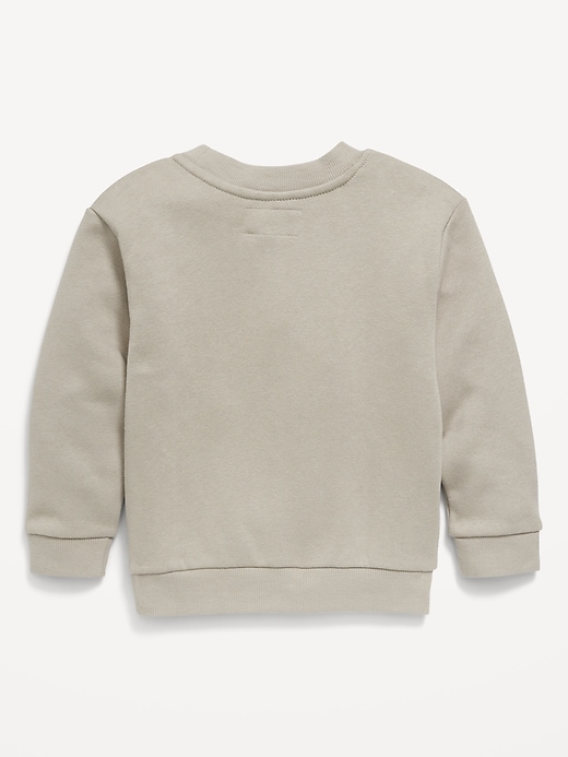 View large product image 2 of 2. Crew-Neck Graphic Sweatshirt for Toddler Boys