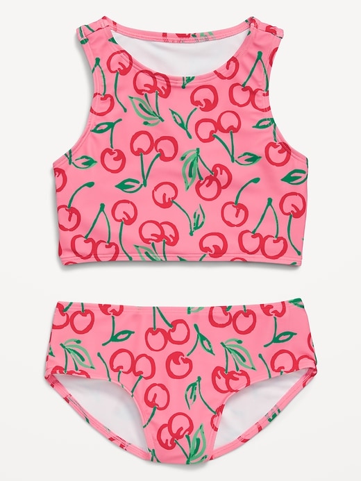 View large product image 1 of 1. Printed Tankini Swim Set for Girls