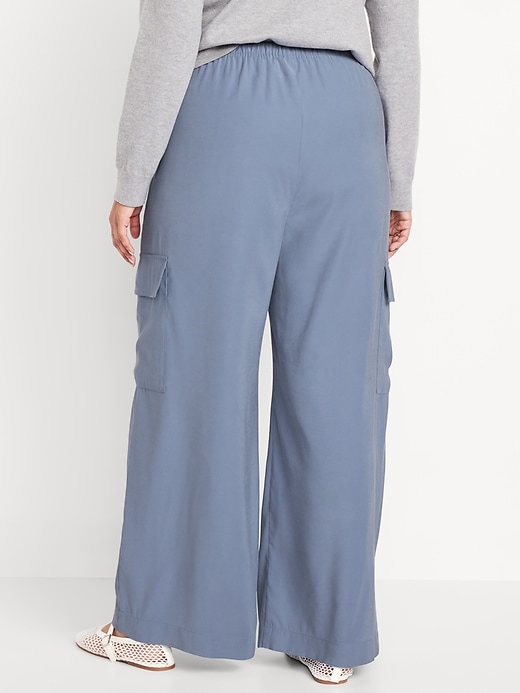 Image number 8 showing, Drapey Cargo Super Wide-Leg Pants