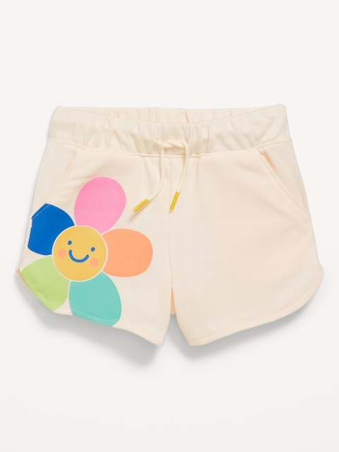 French-Terry Shorts for Toddler Girls - Creme De La Creme