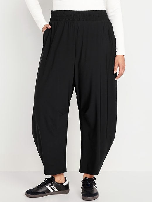 Image number 5 showing, High-Waisted SleekTech Barrel Ankle Pants