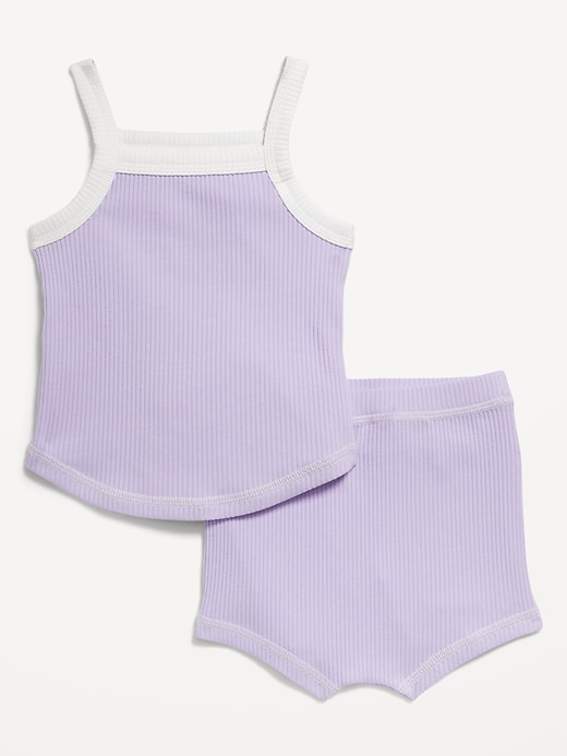 View large product image 1 of 1. Ribbed Cami Top and Shorts Set for Baby