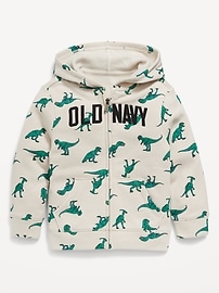 Image number 1 showing, Unisex Logo-Graphic Zip Hoodie for Toddler