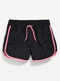 Image number 1 showing, Dolphin-Hem Board Shorts for Girls
